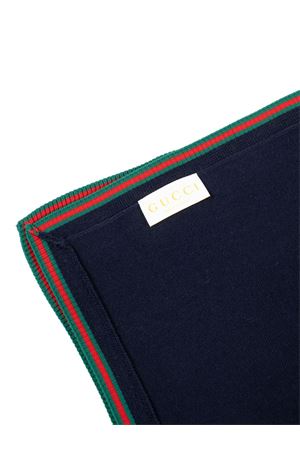 coperta in lana blu GUCCI KIDS | 8289163K2064166